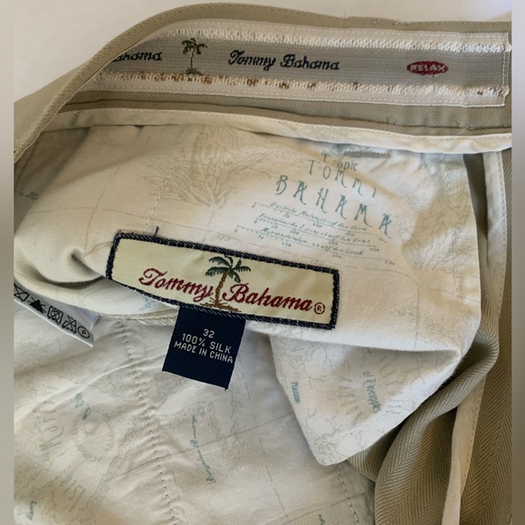 Tommy Bahama Pleated Dress Pants 100% Silk - Picture 6 of 6